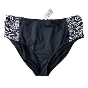 💖💖NWT APT. 9 BLACK /WHITE BIKINI BOTTOMS (XXL)